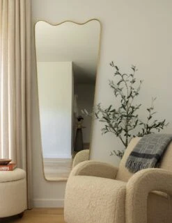 Rook Full Length Mirror By Sarah Sherman Samuel -KINKIN Decor Shop Lulu and Georgia Jasmine Tookes Home Tour Lifestyle LG 2046 Site crop