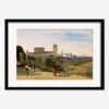 Monte Pincio, Rome Print By Jean-Baptiste-Camille Corot -KINKIN Decor Shop MontePincio RomeBlackmatted