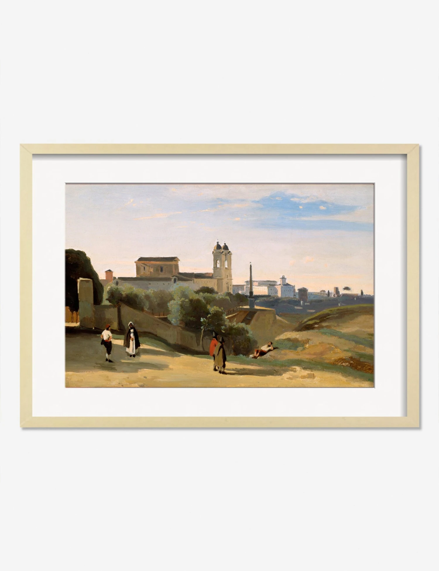 Monte Pincio, Rome Print By Jean-Baptiste-Camille Corot 6 Monte Pincio, Rome Print By Jean-Baptiste-Camille Corot - Image 4