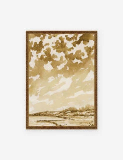 Ochre Landscape Print By Laurel-Dawn Latshaw