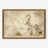 Oh! IF Only He Were As Faithful To Me Wall Art By Jean-Honoré Fragonard, Original Work Held By The J. Paul Getty Museum -KINKIN Decor Shop Oh IfOnlyHeWereasFaithfultoMeBronzeGoldFrame