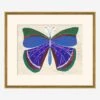 Blue Butterfly Print By Paule Marrot 1 Blue Butterfly Print By Paule Marrot -KINKIN Decor Shop PM 23 0167B Product