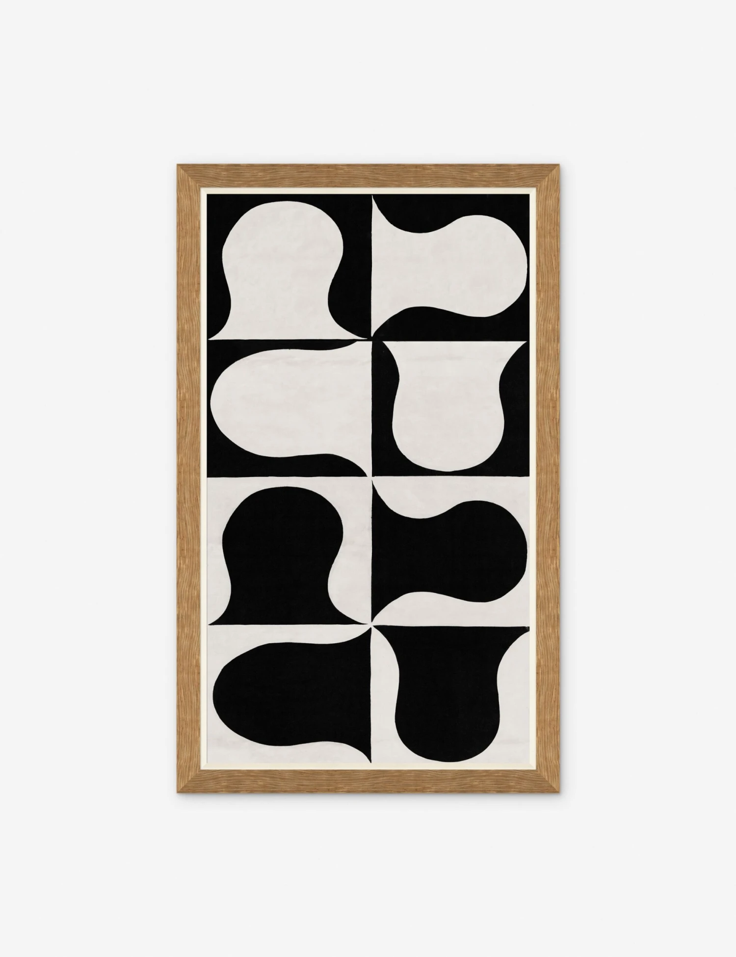 Black And White Abstract Series B Long Print By Paule Marrot 3 Black And White Abstract Series B Long Print By Paule Marrot