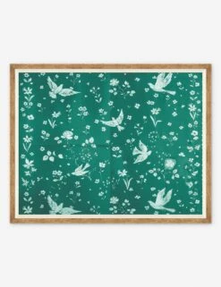 Birds And Flowers Print By Paule Marrot -KINKIN Decor Shop PM LULU 23 0070C Product