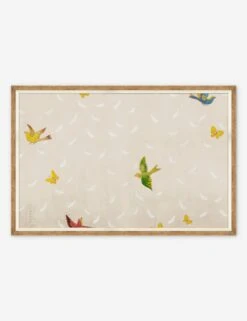 Feathers Print By Paule Marrot -KINKIN Decor Shop PM LULU 23 0080C Product