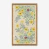 Fleurs Vertes Jaunes Print By Paule Marrot -KINKIN Decor Shop PM LULU 23 0103A Product