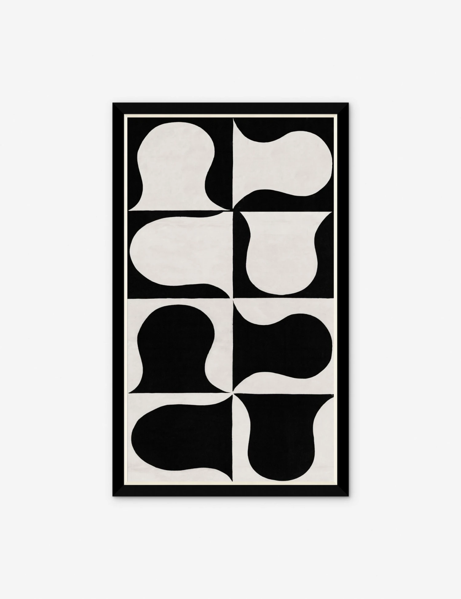 Black And White Abstract Series B Long Print By Paule Marrot 4 Black And White Abstract Series B Long Print By Paule Marrot - Image 2