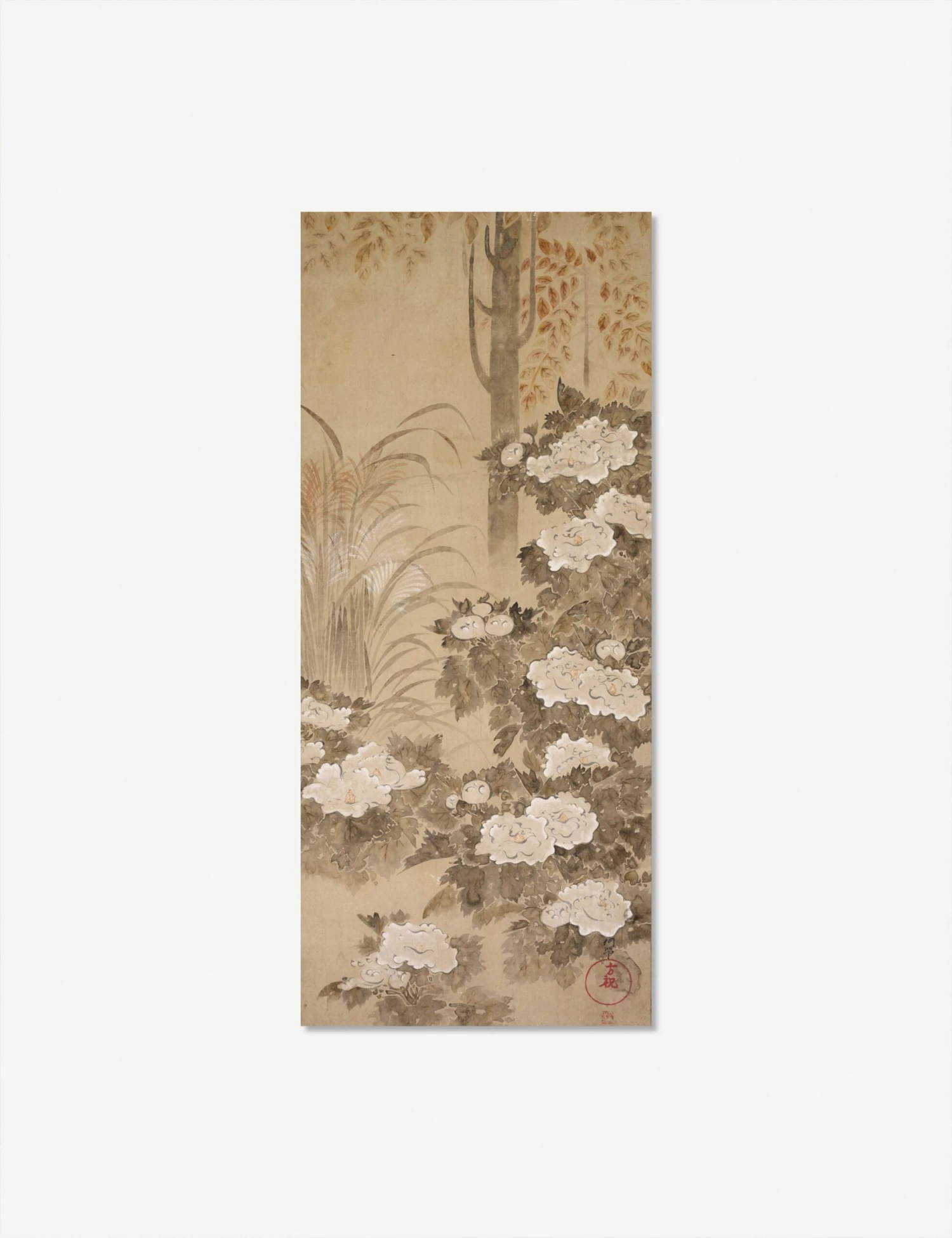 Peonies Print By Tatebayashi Kagei 4 Peonies Print By Tatebayashi Kagei - Image 2