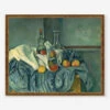 The Peppermint Bottle Print By Paul Cézanne -KINKIN Decor Shop PeppermintBottleBronzeGoldFrame