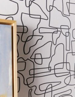 Saunders Wallpaper -KINKIN Decor Shop SaundersWallpaperSwatch BlackandWhite 1470 SITECROP STUDIOLIFESTYLE