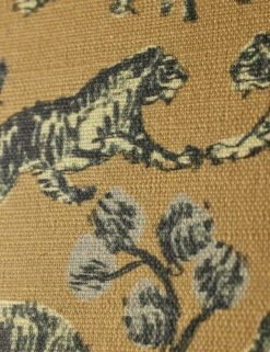Tiger Grasscloth Wallpaper By Sarah Sherman Samuel -KINKIN Decor Shop TigerGrassclothWallpaperbySSS Goldenrod A0655822 1446