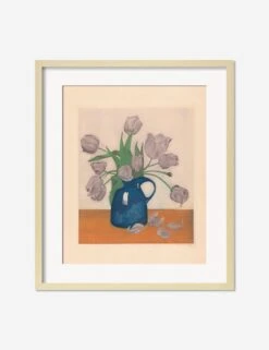 Tulips In A Pitcher Print By Frans Everbag -KINKIN Decor Shop TulipsinaPitcherNaturalMatted