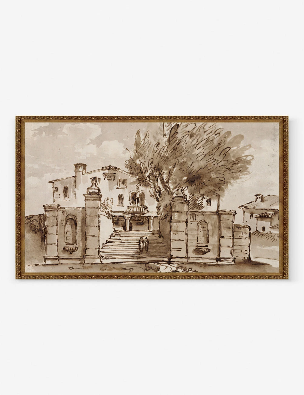 View Of A Villa Wall Art By Giambattista Tiepolo 3 View Of A Villa Wall Art By Giambattista Tiepolo
