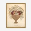 Flowers From Jerusalem Wall Art By Boulos -KINKIN Decor Shop flowers from jerusalem gold frame