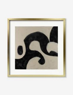 Shapes 1 Print By Francis Poirot -KINKIN Decor Shop francis poirot shapes 1 gold frame high res