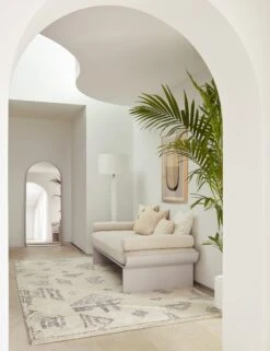 Shashenka Floor Mirror -KINKIN Decor Shop giles rug vignette 0733 site crop 1