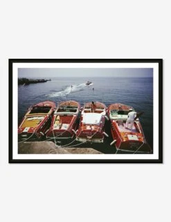 Waterskiing From The Hotel Du Cap-Eden-Roc Photography Print By Slim Aarons