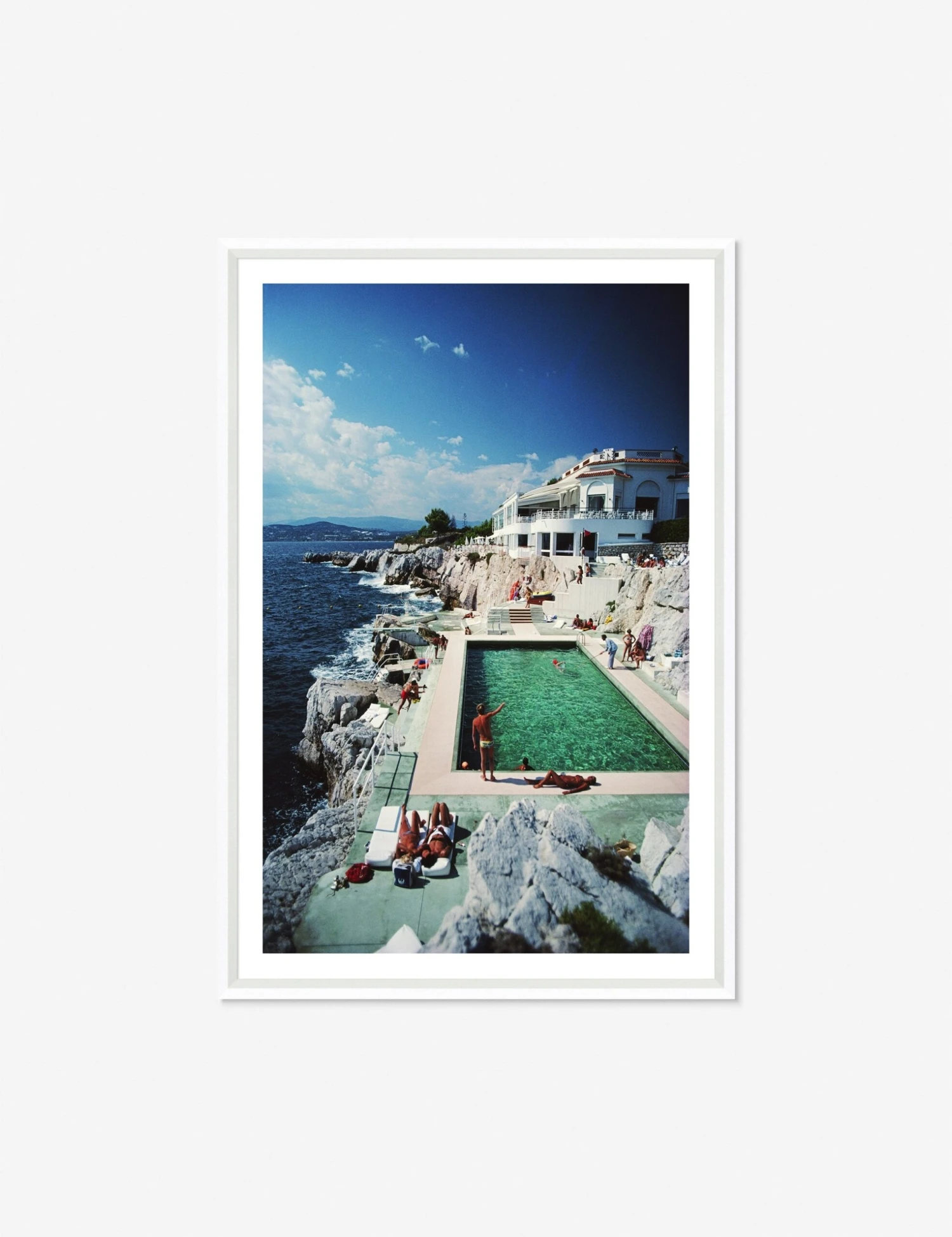 Eden-Roc Pool Photography Print By Slim Aarons 4 Eden-Roc Pool Photography Print By Slim Aarons - Image 2
