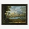 Landscape With A Calm Wall Art By Nicolas Poussin 1 Landscape With A Calm Wall Art By Nicolas Poussin -KINKIN Decor Shop landscape with a calm black frame