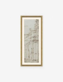 Canaletto Drawing Prints (Set Of 2) -KINKIN Decor Shop lulu 20 0006b