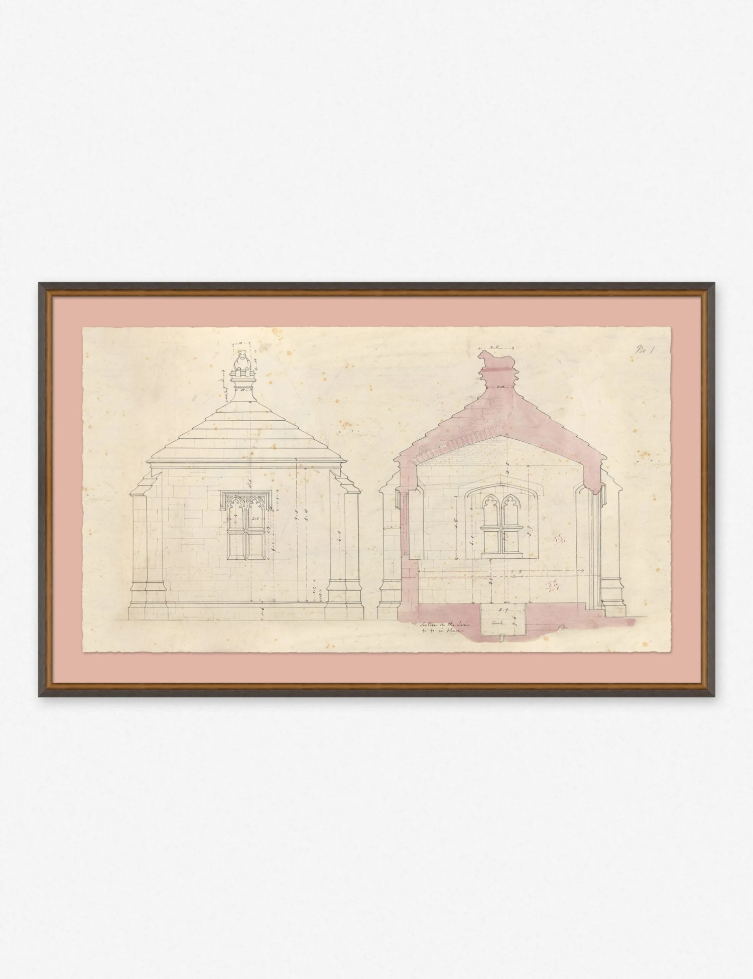 Garden House Study Print 3 Garden House Study Print