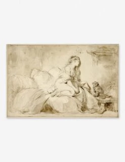 Oh! IF Only He Were As Faithful To Me Wall Art By Jean-Honoré Fragonard, Original Work Held By The J. Paul Getty Museum -KINKIN Decor Shop oh if only he were as faithful to me