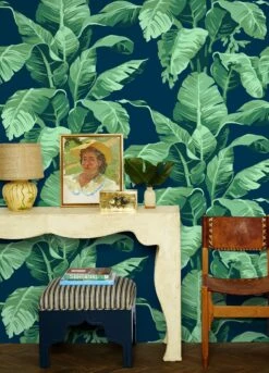 Pacifico Palm Peel + Stick Wallpaper By Nathan Turner -KINKIN Decor Shop pacifico palm removable wallpaper by nathan turner indigo 1 33b5cbc4 d136 4341 b212 16d1d8fa02e1
