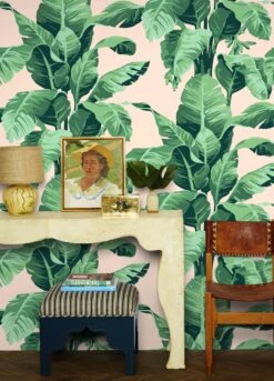 Pacifico Palm Peel + Stick Wallpaper By Nathan Turner -KINKIN Decor Shop pacifico palm removable wallpaper by nathan turner peach 1 b3a7bd5d c80c 4537 b968 cfe971d17523