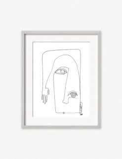 Picasso Print By Damienne Merlina 17 Picasso Print By Damienne Merlina -KINKIN Decor Shop picasso silver frame 1