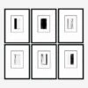 Monochrome Moment Prints (Set Of 6) 1 Monochrome Moment Prints (Set Of 6) -KINKIN Decor Shop set of 6 v2